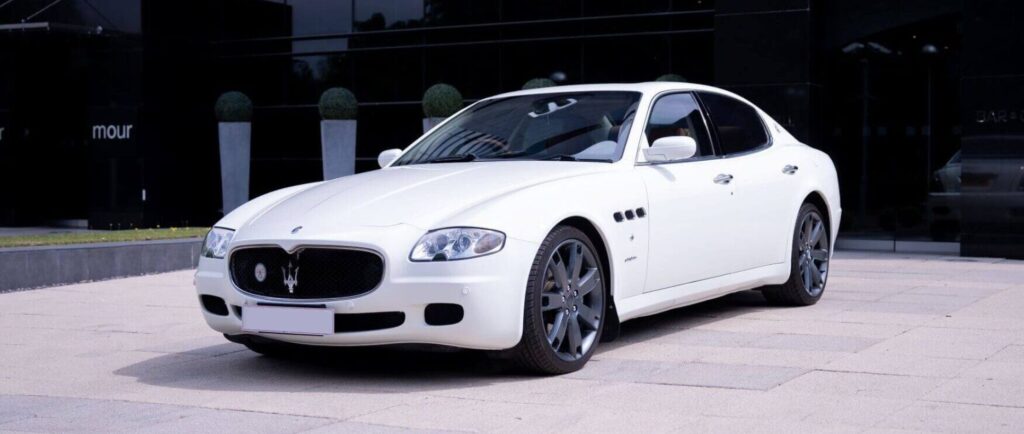 white maserati